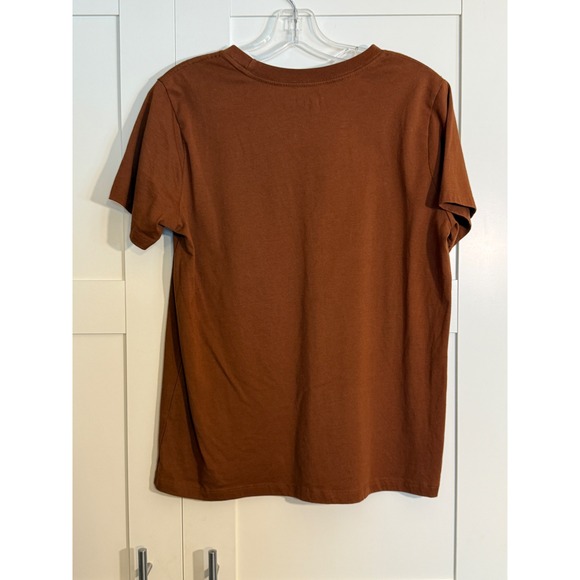 KISS North American Tour Graphic T Shirt Size L Brown 1976-77 - Picture 4 of 4